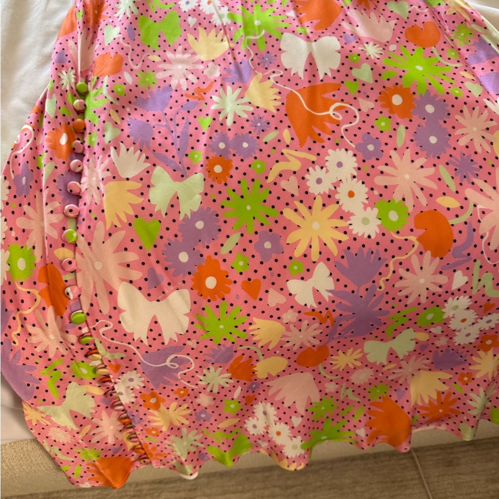 OLIVIA RUBIN Multicolor Floral Midi Dress - Picture 4 of 4